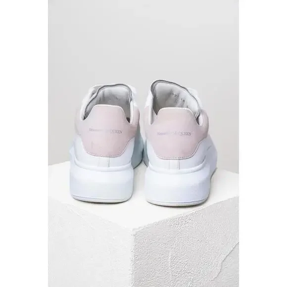 Alexander McQueen White and Cream Chunky Sneaker - Picture 4 of 7
